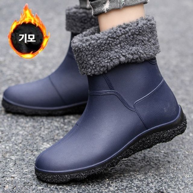 방한 남성부츠 털집업여름신발