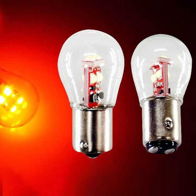12V LED 램프 레드 S25 깜빡이 브레이크 순정 교체