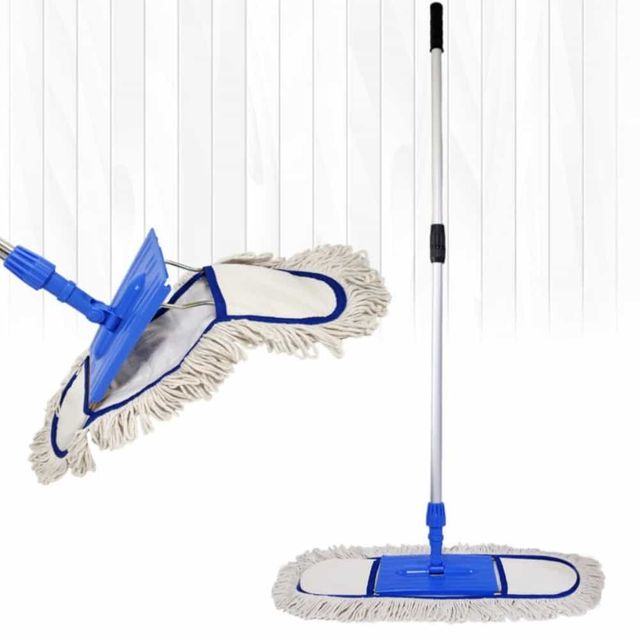 백사걸레60cm 2단 알루미늄봉 청소걸레 체육관걸레