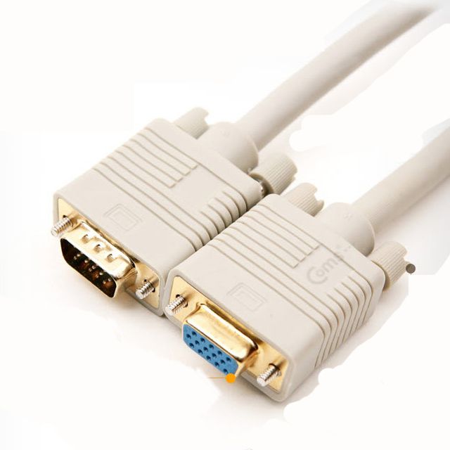 고급형 모니터 RGB VGA D-SUB 연장 케이블 3M-M F 타