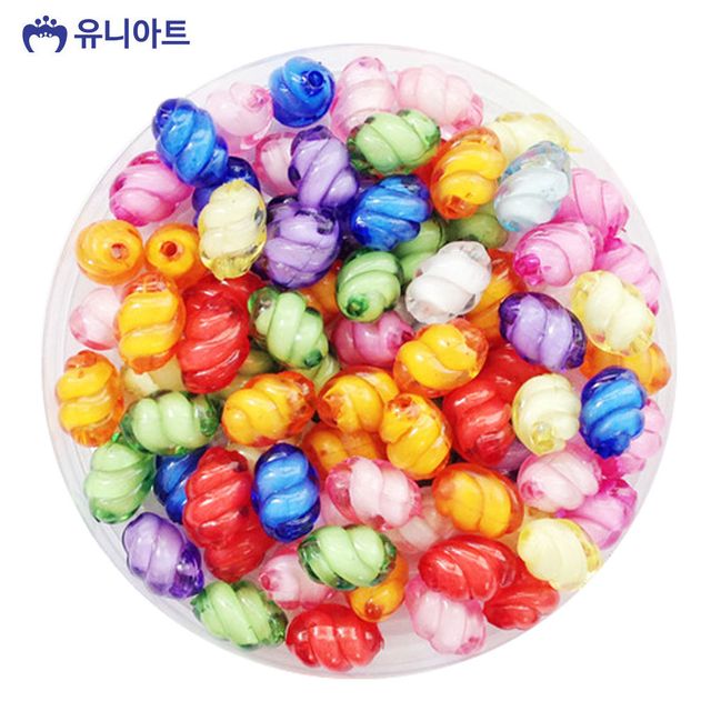 유니아트 모양 비즈 50번 팔찌 목걸리 액세서리용