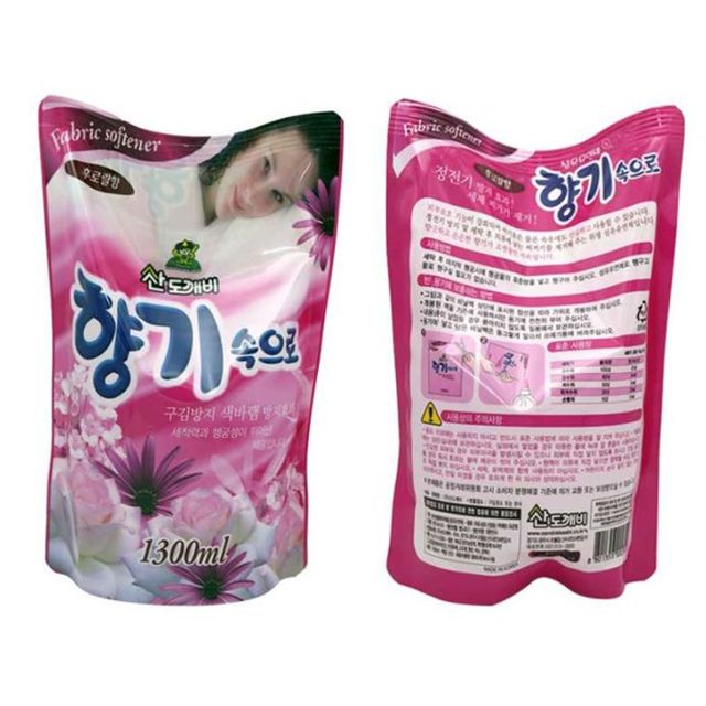 산도깨비 섬유유연제 세제 리필형 후로랄향 1300ml