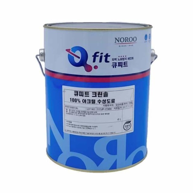 야외용페인트 벽화페인트 큐피트 크린솔 외부용 4L