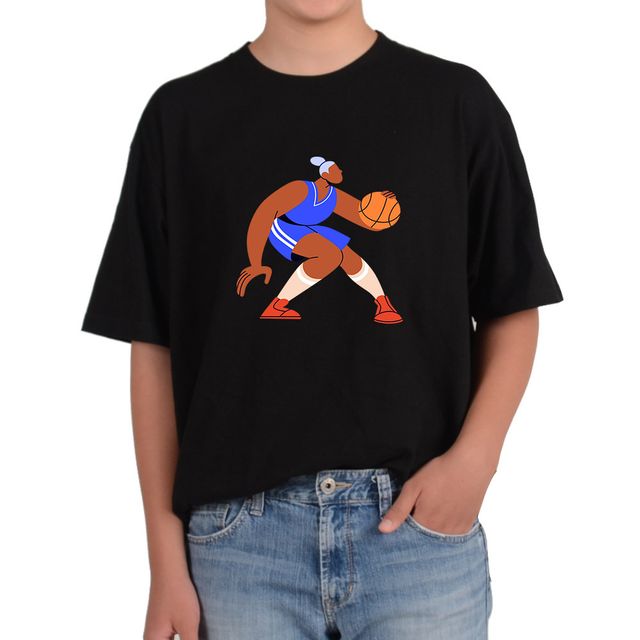 길단 반팔 USA핏 농구 BASKETBALL 스포츠 삼대삼 농구 농구화그림 다양한색상 전사이즈
