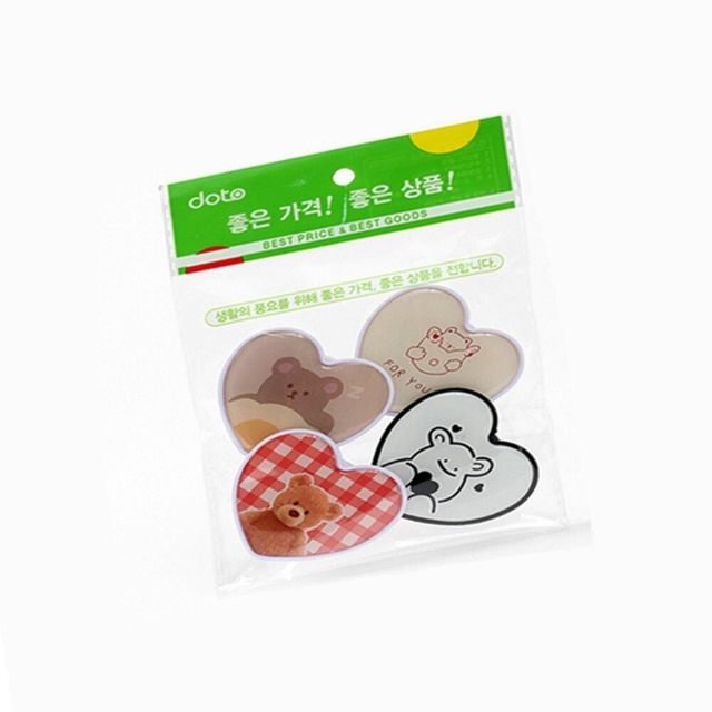 3단 스마트폰 그립 4종세트 귀여운핸드폰거치대 휴대폰거치대 핸드폰손잡이
