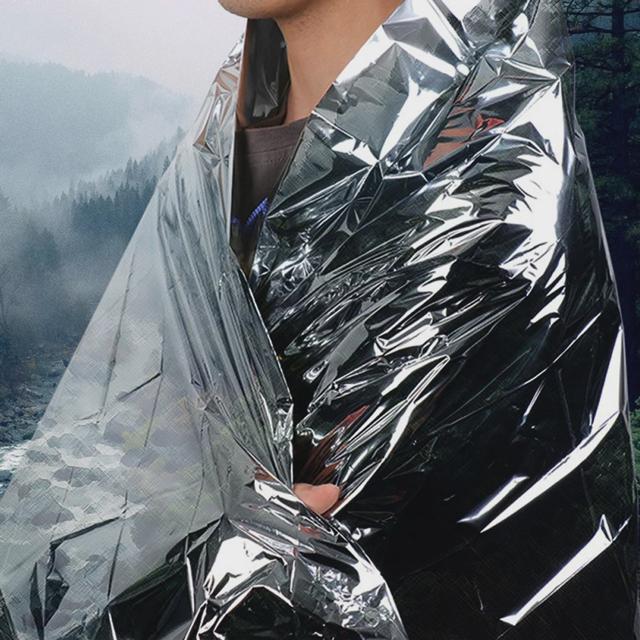 캠핑 비상 조난 보온 은박 담요 - 재난 대비 구난 용품