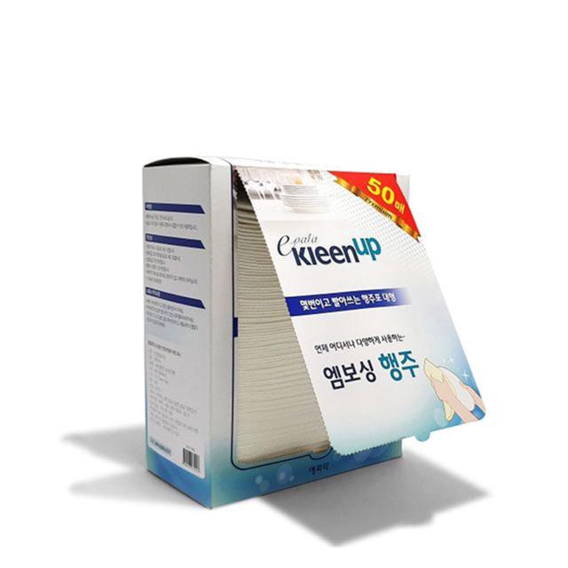 일회용 주방 행주 - 밀대 걸레 청소포 겸용 무형광 행주