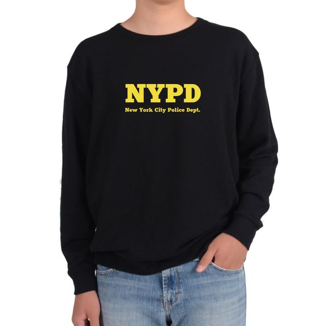 기모맨투맨 NYPD 미국 뉴욕 도시 그림 다양한색상 전사이즈