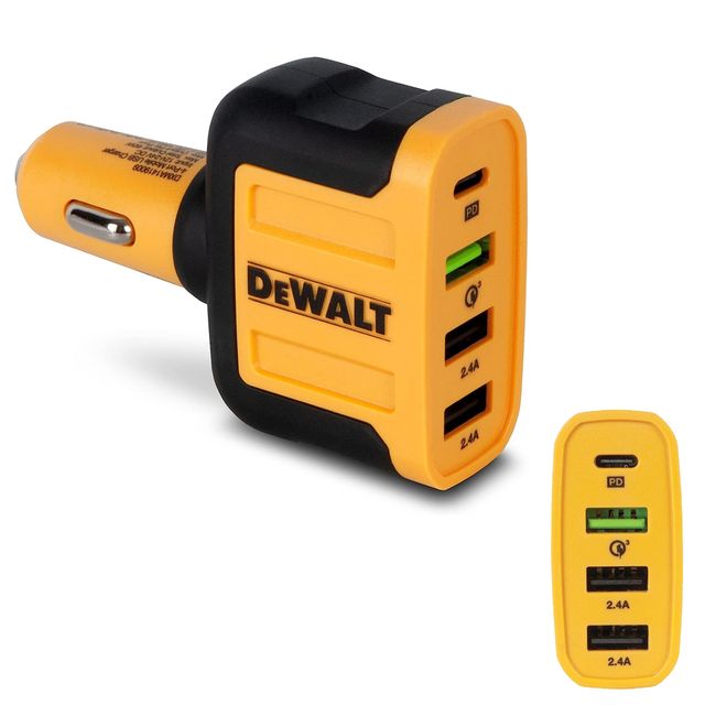 디월트/DXMA1419009/4포트 USB PD/모바일 차량용 충전