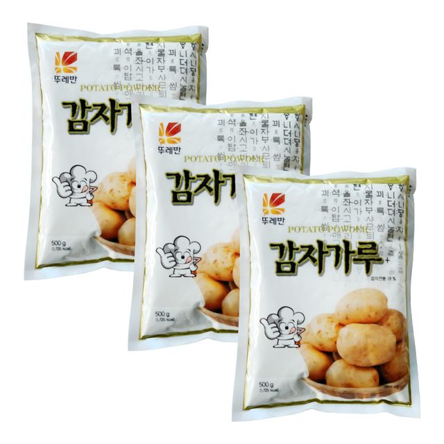 뚜레반 감자가루(복합) + 500g X 3개