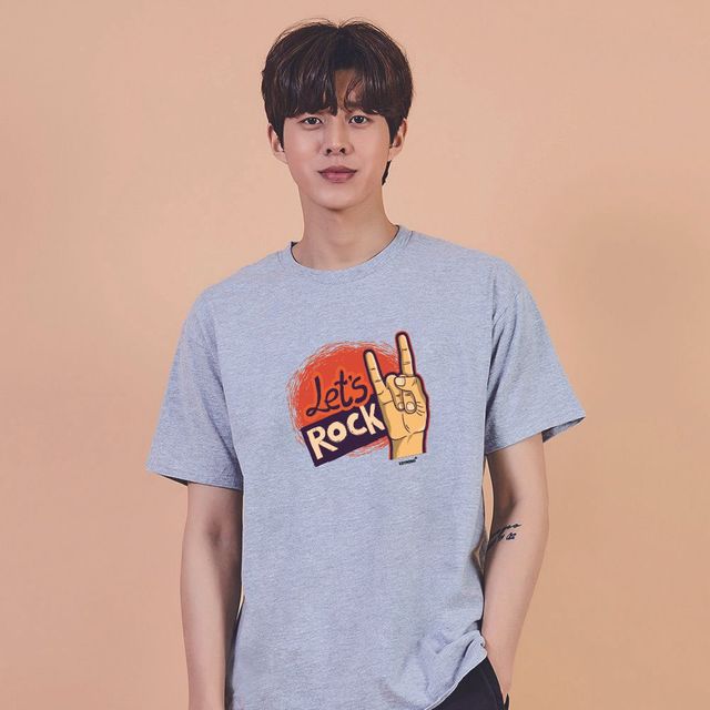 키밍 맨투맨 후드티 ROCK 록 음악 남매룩 디자인
