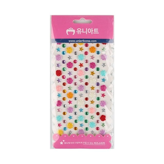 비즈스티커 붙이는 비즈 공예 재료 다꾸 용품