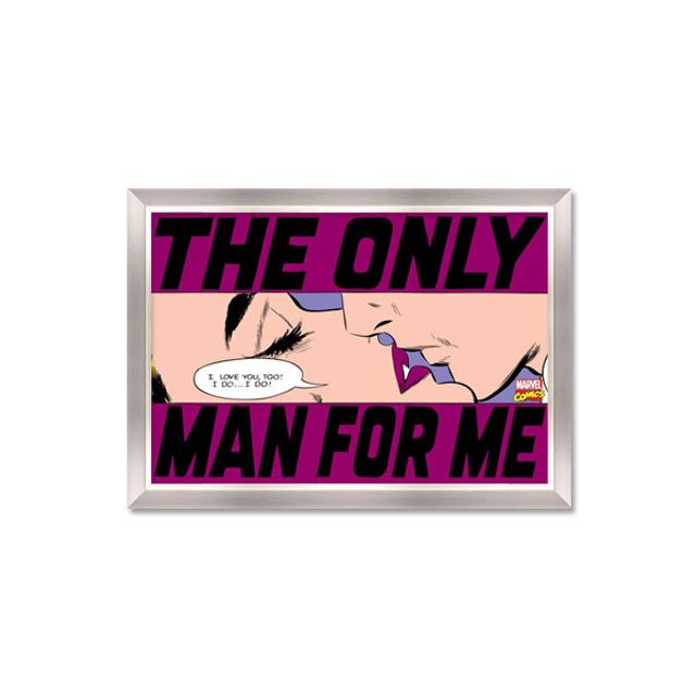500피스퍼즐 액자세트 ONLY MAN FOR ME 모던실버