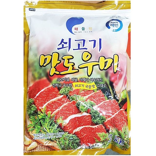 다시 쇠고기 맛도우미 해인 2kg 식당 업소용 조미료