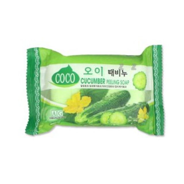 COCO 오이 때비누 세안 세수 샤워 욕실비누