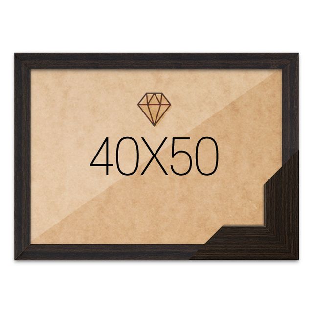 보석십자수액자 40x50 고급형 우드 월넛 벽걸이 인테리어