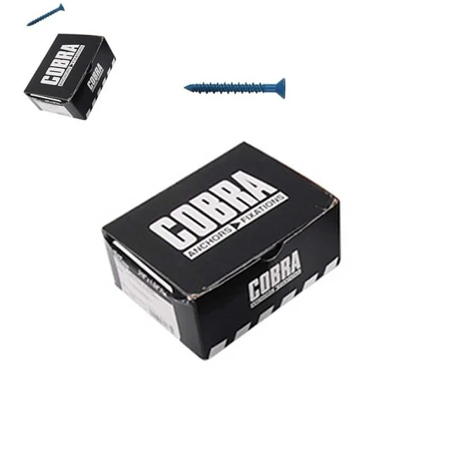 4.8mm 코팅 나사못 44mm 100개입 볼트너트 벽나사 접시볼트 콘크리트볼트