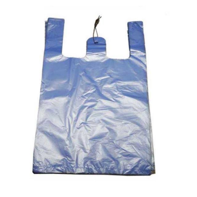 비닐봉투 봉지 쇼핑 마트 상점 20L 100매 청백
