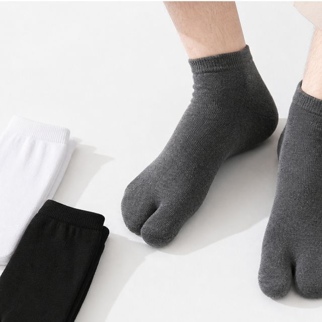 남성 타비 양말 족발 쪼리 발가락 양말 중목 순면양말