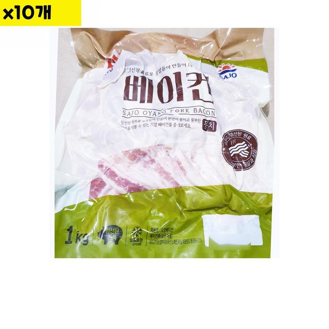 사조오양 베이컨 뭉치 1kg x10개