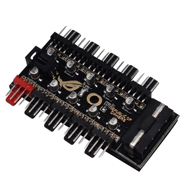 (T-PWM-IDE10F) 쿨러 PWM 10분배 팬허브 4P