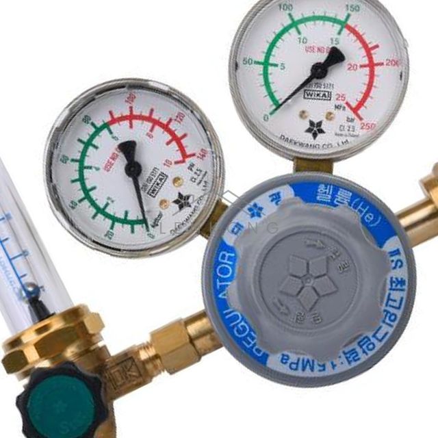 용접기부품 용접필수품 조정기 헬륨 HE 우나사 22MM 1EA
