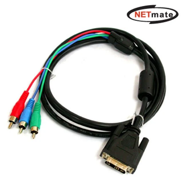 강원전자 넷메이트 DVI to 컴퍼넌트 케이블 10m NMC-DC100