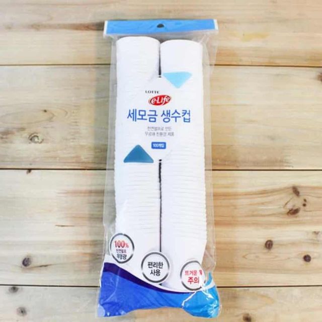 일회용 생수컵(100p) 일회용봉투컵 1회용컵
