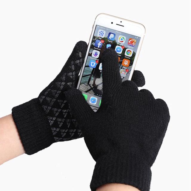 남녀 스마트폰 터치 기모 장갑 미끄럼방지 등산장갑