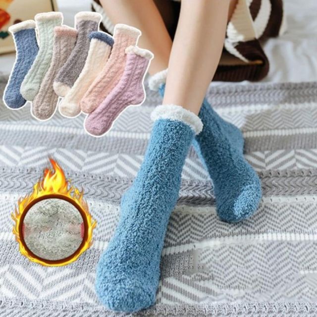두툼한 보온 플리스 임산부 양말 기모 산모용