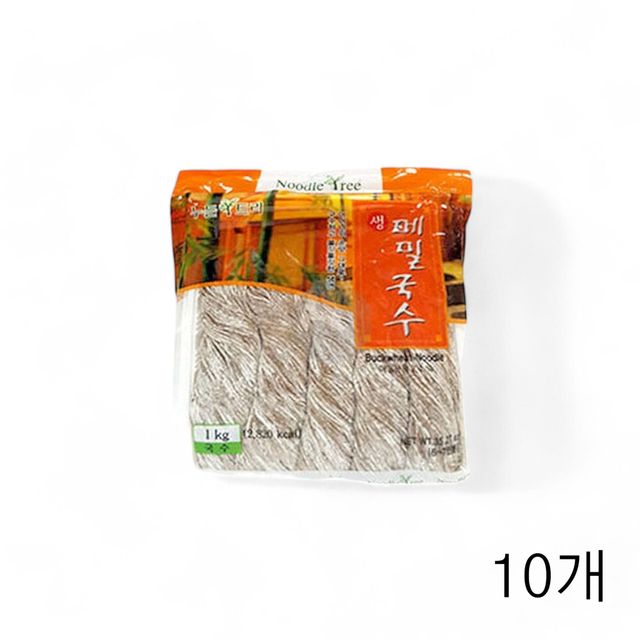 누들트리 생메밀국수 X 1Kg 생메밀면 10개 메밀생면