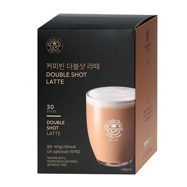 커피빈 더블샷라떼 30T 커피 아라비카 인스턴트 스틱