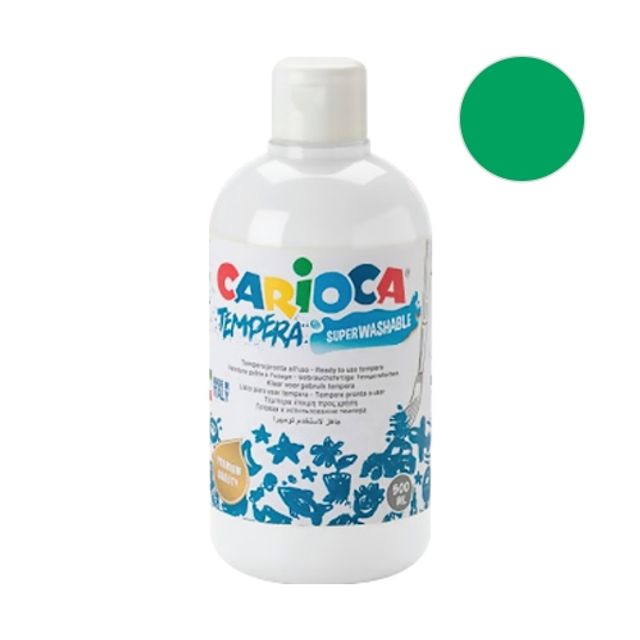 혜명몰 까리오까 템페라 물감 500 14.브라이트그린 / 500ml - 개 (1개입) 전문가용물감 미술도구 화방도구