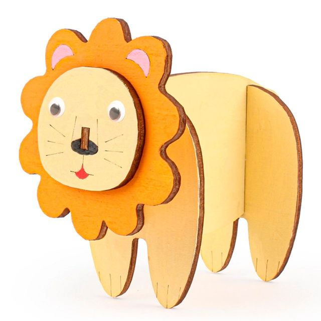 영공방 만들기재료 동물 만들기 시리즈 사자 (YM831) 어린이만들기 만들기diy 만들기세트