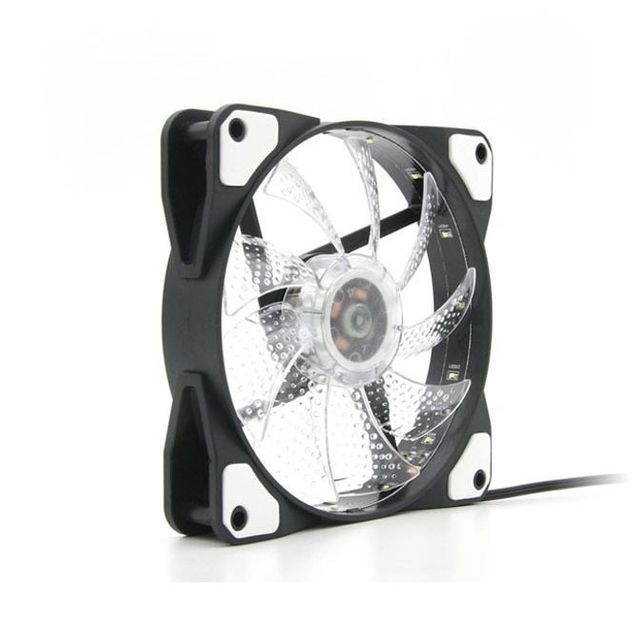 PC 케이스 쿨러 120mm 화이트 LED 시스템쿨러