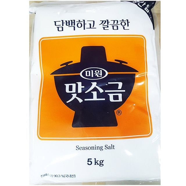 중간입자 맛소금 대상 5Kg x4개 주방용 식당 식당용
