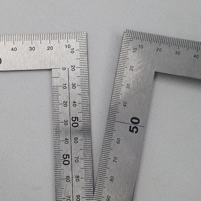ㄱ모양 철자 스틸자 30cm