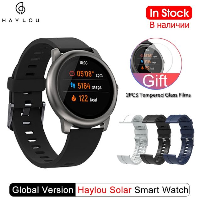 Haylou Solar 스마트 워치 글로벌 버전 IP68 방수 Sma