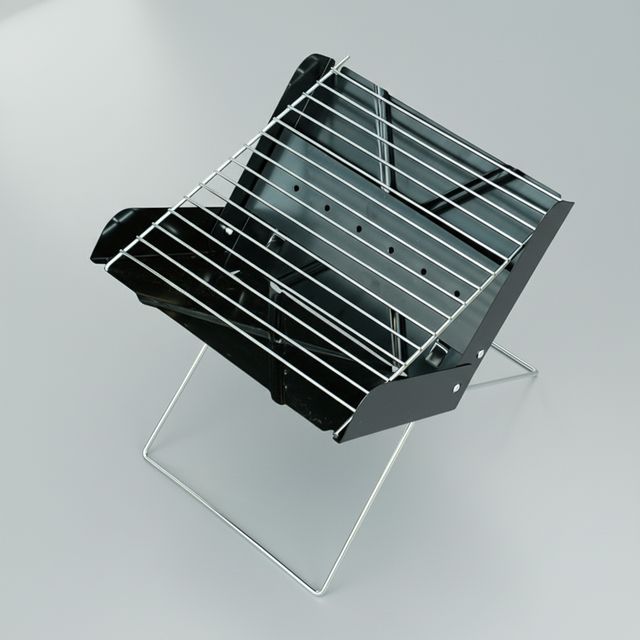 스테인리스 캠핑 화로대 휴대용 접이식 바베큐 그릴 30cm