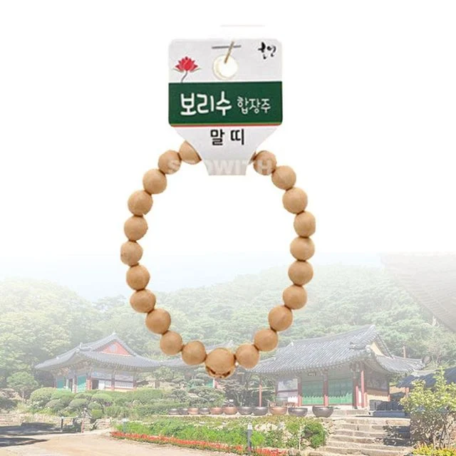 부처님 보리수 합장주 팔찌 염주 말 불교용품 띠 호연