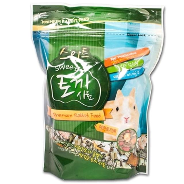 어린 토끼 사료 700g 스위트 토끼밥 먹이 소동물용품