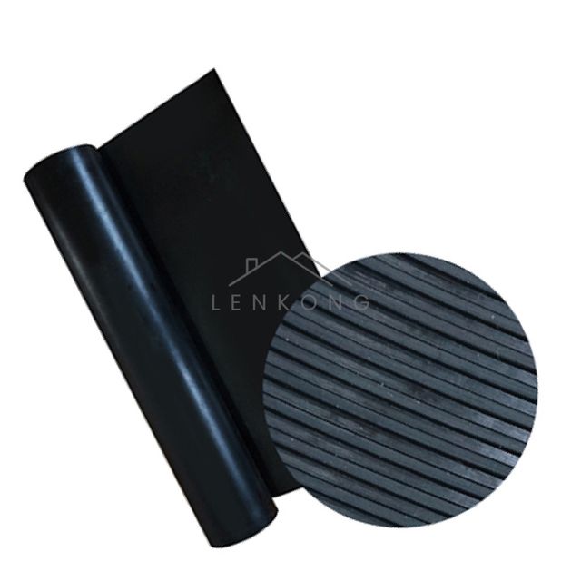 진동방지고무패드 고무방진패드 골 검정 고무판 1롤 1200mmX20MX4.8t
