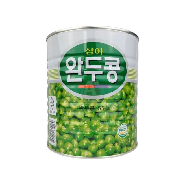 통조림콩 완두콩 완두콩캔 삼아씨에프 대용량 3Kg 완