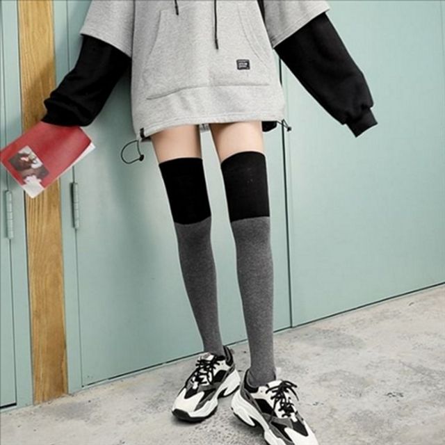 데일리 여성 롱 니삭스 필라테스 여성 오버 니삭스 스포츠 패션
