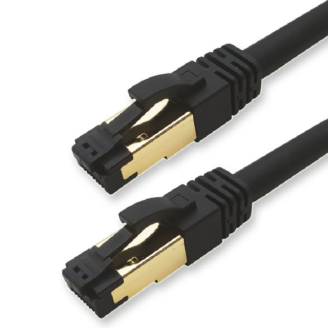 CAT.8 SSTP 렌케이블 2M 블랙 40Gbps 24 AWG 기가비트 사무실 전산망 서버 컴퓨터 네트워크 인터넷 RJ45