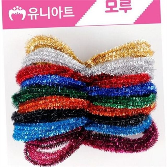 만들기 어린이 모루 활동 어린이 반짝이 모루 재료 용품