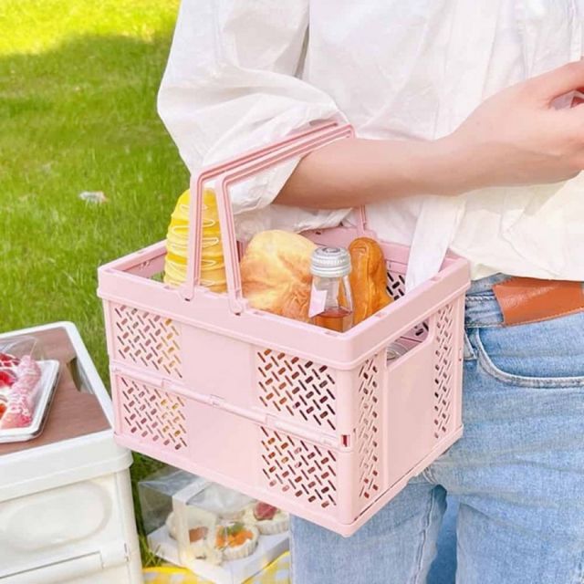수납바구니 접이식 장난감정리함 강아지용품 정리함