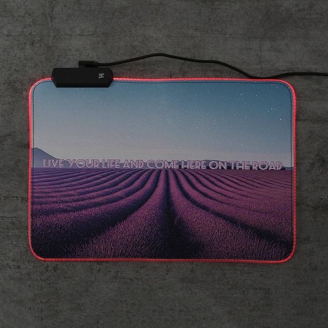 LED 마우스 패드 35x25cm 사무용마우스패드 키보드패드 게임용패드 컴퓨터패드 마우스손목보호