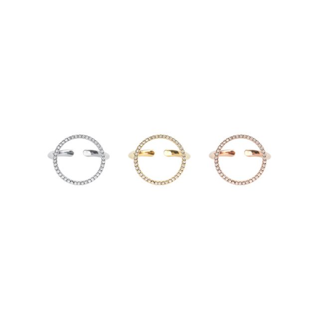 델룰로 큐빅 반지