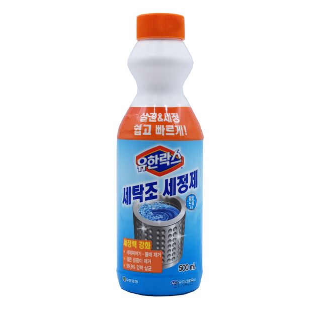 유한 세탁조 세정제 일반 드럼 겸용 500ml 용기